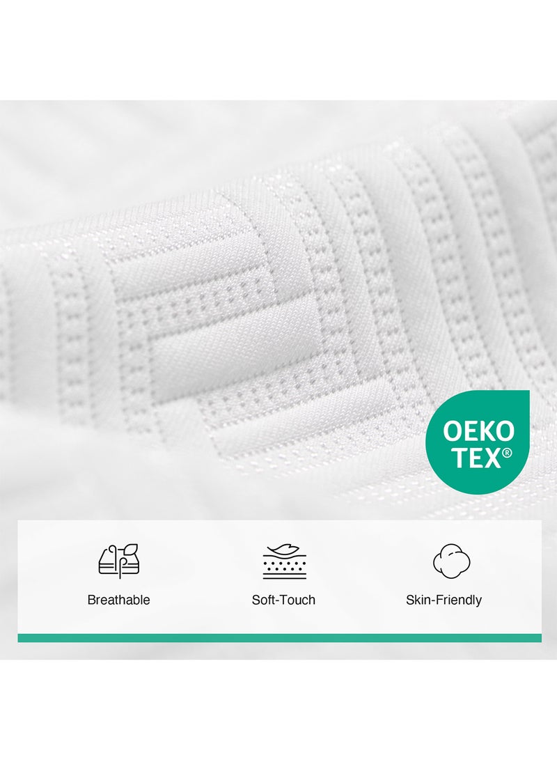 Novilla 160×200 cm Mattress, 6-Inch Gel Memory Foam Mattress for Cool Night Sleep & Pressure Relief, Medium Firm 160×200 cm in a Box, Bliss - Image 4